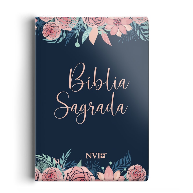 BÍBLIA NVI LETRA NORMAL - ROSAS