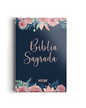 BÍBLIA NVI LETRA NORMAL - ROSAS