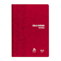 Bíblia NVI português/inglês - Capa luxo - Rosa