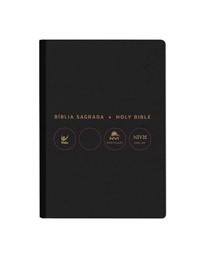Bíblia NVI português-inglês - Capa preta