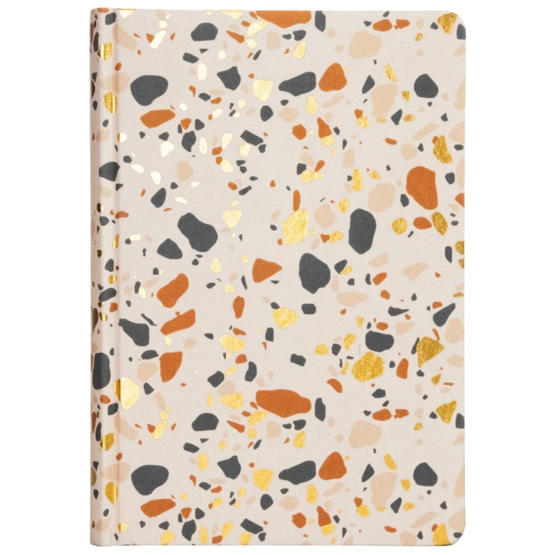 BÍBLIA NVI REFERÊNCIA, TECIDO SOBRE CAPA DURA BEGE, MOSAICO, LETRAS DE JESUS EM AZUL E REFERÊNCIAS CRUZADAS, LEITURA PERFEITA