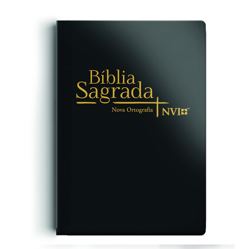 BÍBLIA NVI - SEMI LUXO - LETRA NORMAL - PRETA