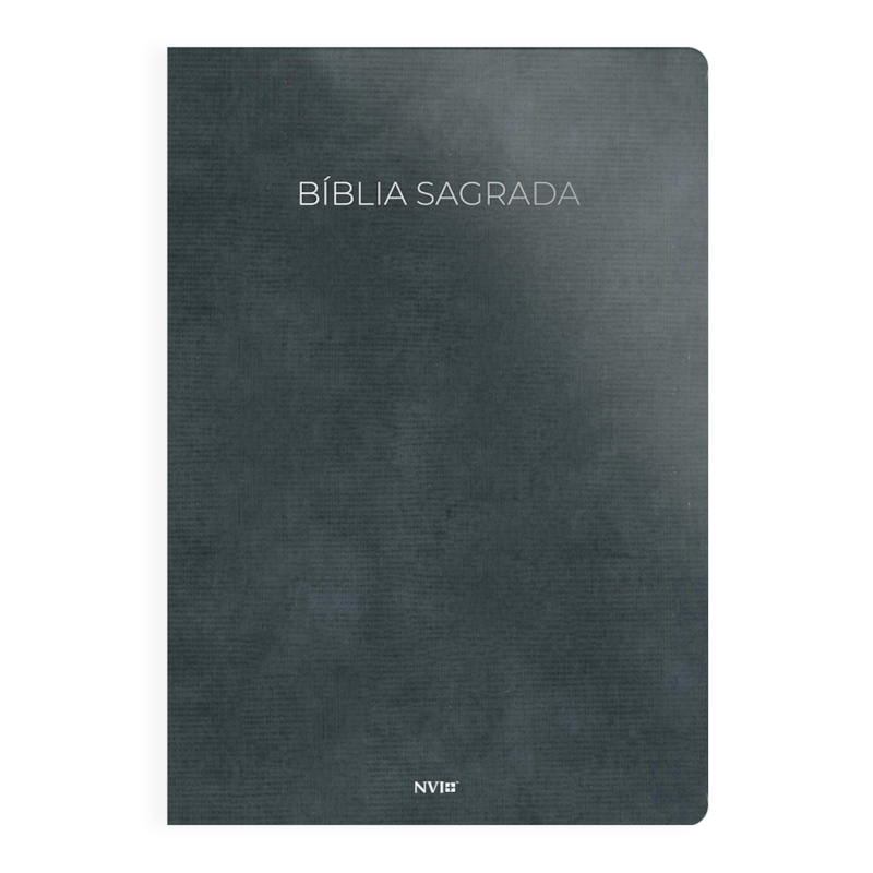 BÍBLIA NVI SLIM LETRA NORMAL- SEMI LUXO GRAFITE: MAIS LEVE E MAIS PRÁTICA