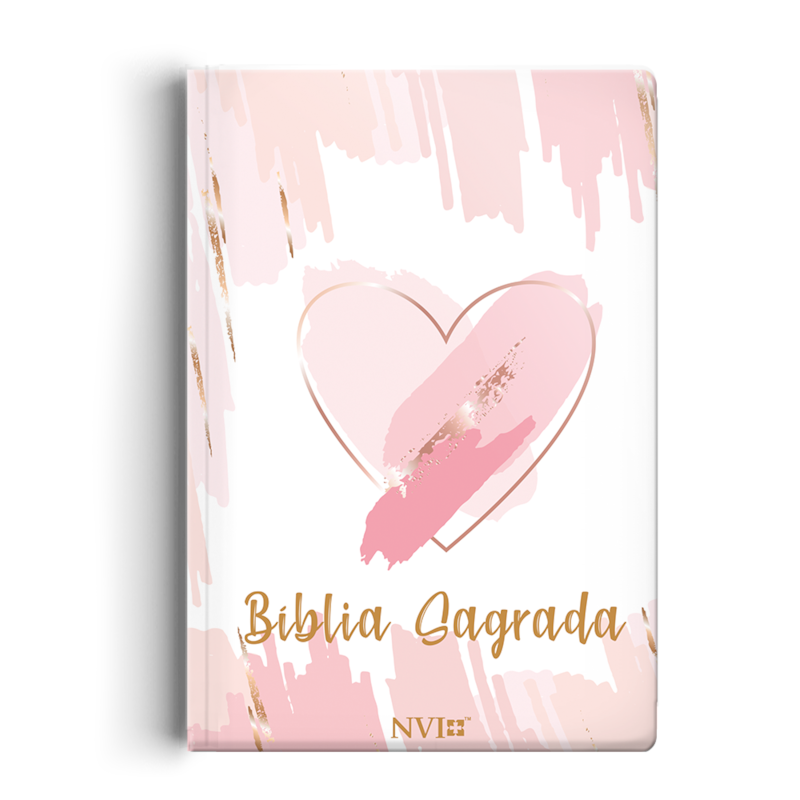 BÍBLIA NVI SLIM SEMI LUXO - PINCELADAS DE AMOR: MAIS LEVE E MAIS PRÁTICA