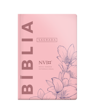 BÍBLIA NVI SLIM SEMI LUXO PU - NUDE - MAIS LEVE E MAIS PRÁTICA