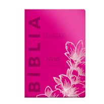 BÍBLIA NVI SLIM SEMI LUXO PU - ROSA - MAIS LEVE E MAIS PRÁTICA