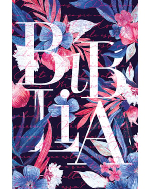 BÍBLIA NVT 960 AROMA AZUL E PINK - LETRA NORMAL - NOVA VERSÃO TRANSFORMADORA