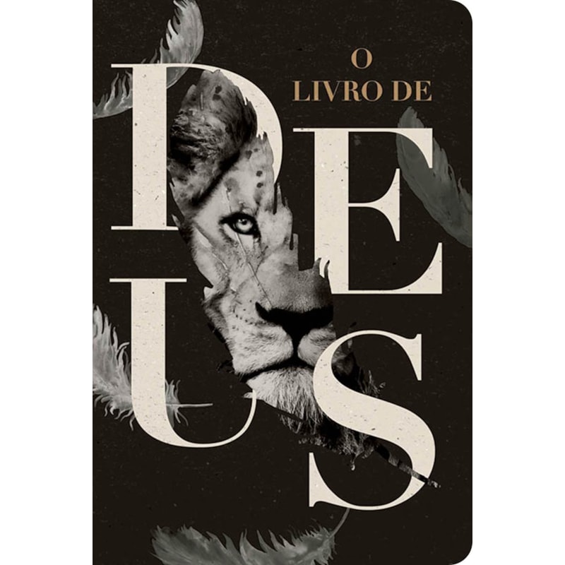 BÍBLIA NVT 960 O LIVRO DE DEUS - LEÃO - LETRA NORMAL: NOVA VERSÃO TRANSFORMADORA