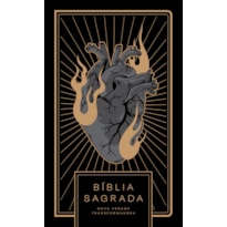 BÍBLIA NVT CORAÇÃO ALL BLACK - LETRA NORMAL: NOVA VERSÃO TRANSFORMADORA