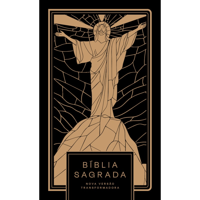 BÍBLIA NVT JESUS ALL BLACK - LETRA NORMAL: NOVA VERSÃO TRANSFORMADORA