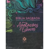 BÍBLIA NVT JOURNALING, LETRA REGULAR, COM ESPAÇO PARA ANOTAÇÃO, CAPA DURA COLORIDA