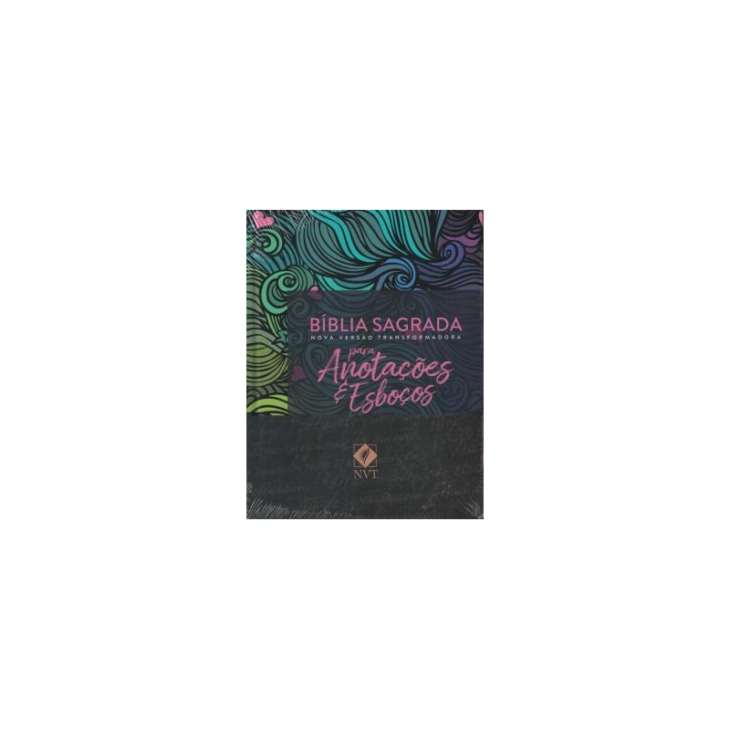BÍBLIA NVT JOURNALING, LETRA REGULAR, COM ESPAÇO PARA ANOTAÇÃO, CAPA DURA COLORIDA