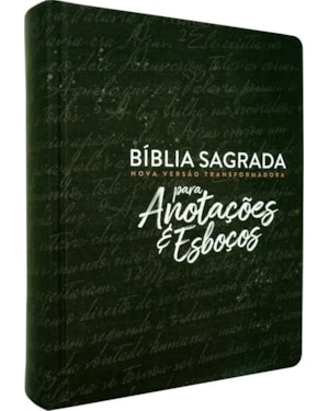 BÍBLIA NVT JOURNALING, LETRA REGULAR, COM ESPAÇO PARA ANOTAÇÃO, CAPA DURA PRETA