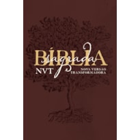 BÍBLIA NVT LETRA GRANDE - ÉDEN VINHO: CAPA SOFT TOUCH