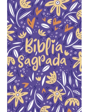 BÍBLIA NVT LETRA NORMAL - JARDIM DA VIDA ROXO