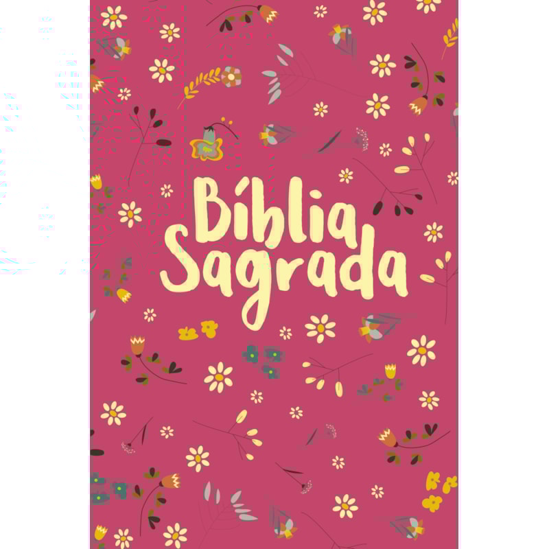 BÍBLIA NVT LETRA NORMAL - PEQUENO JARDIM (PINK)