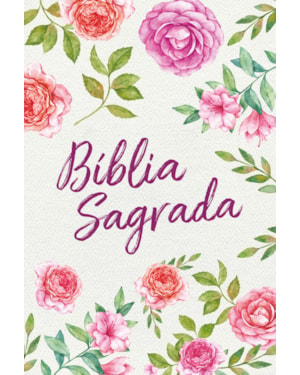 BÍBLIA NVT LETRA NORMAL - TEXTURA FLORAL