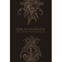 BÍBLIA NVT, LETRA REGULAR, CAPA DURA INDIAN FLOWERS DOURADA