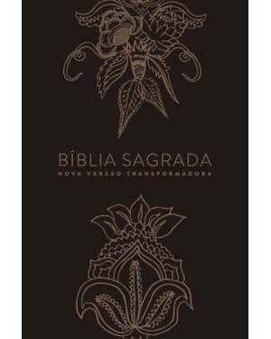 BÍBLIA NVT, LETRA REGULAR, CAPA DURA INDIAN FLOWERS DOURADA