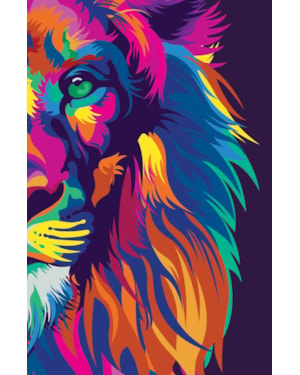 BÍBLIA NVT LION COLORS - LETRA GRANDE: NOVA VERSÃO TRANSFORMADORA