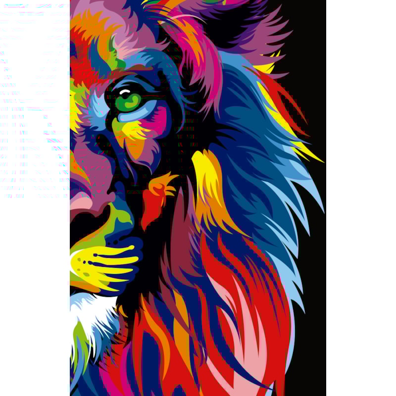 BÍBLIA NVT LION COLORS SLIM - LETRA MAIOR - NOVA VERSÃO TRANSFORMADORA