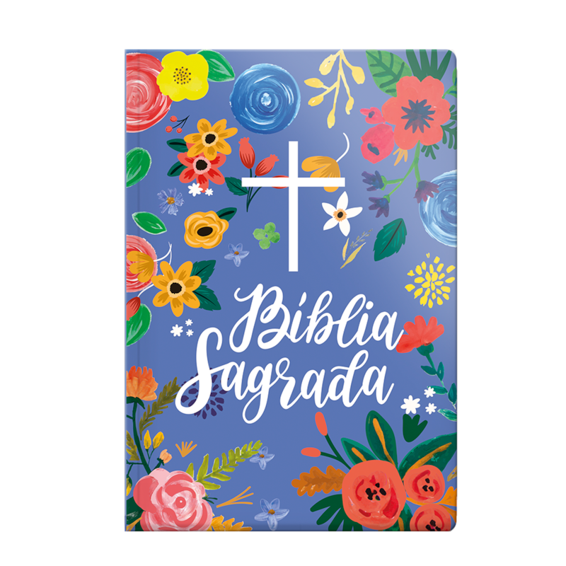 BÍBLIA NVT SEMI LUXO CÉU AZUL