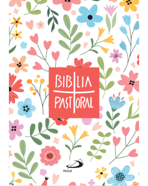 Bíblia Pastoral - Bolso - Capa Cristal - Floral