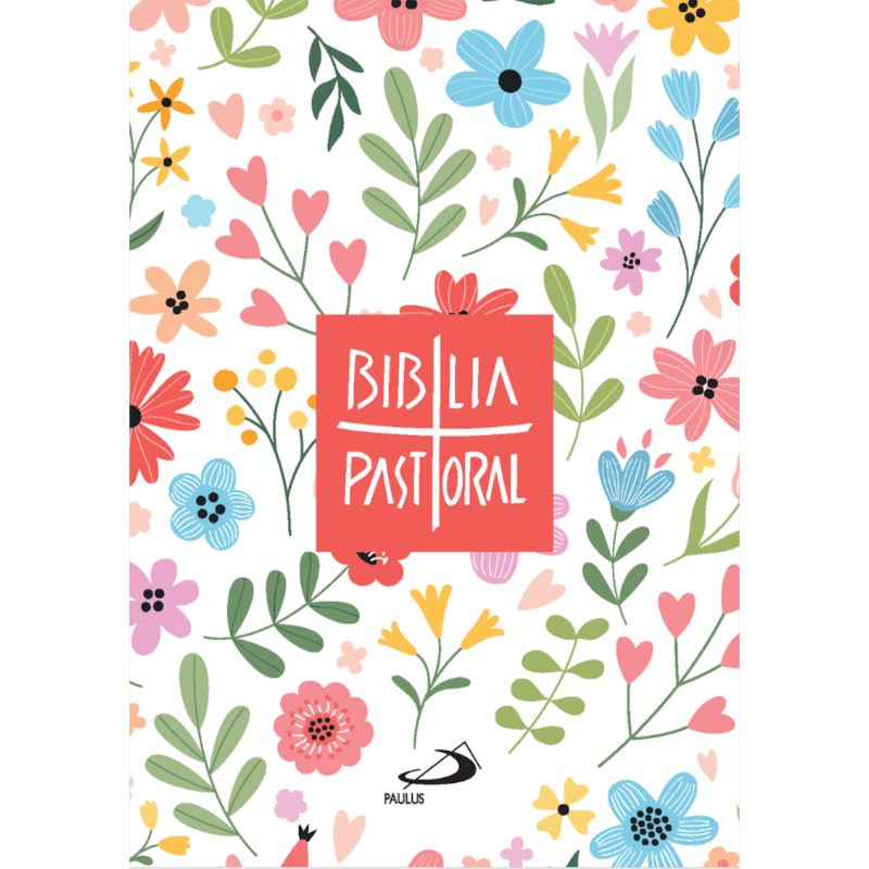 Bíblia Pastoral - Bolso - Capa Cristal - Floral