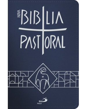 Bíblia Pastoral - Bolso - Zíper: Azul