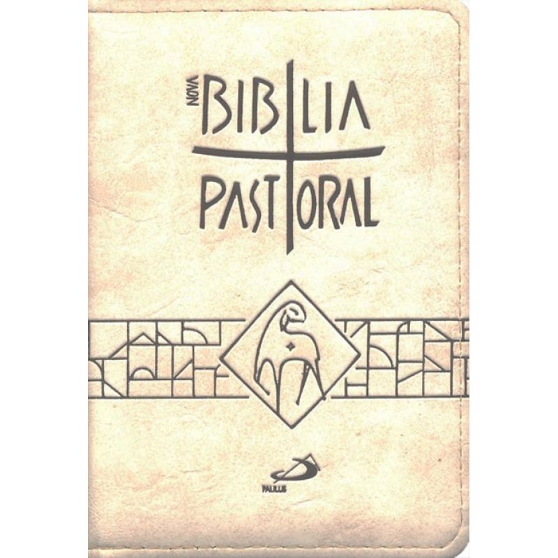 Bíblia Pastoral - Bolso - Zíper: Creme