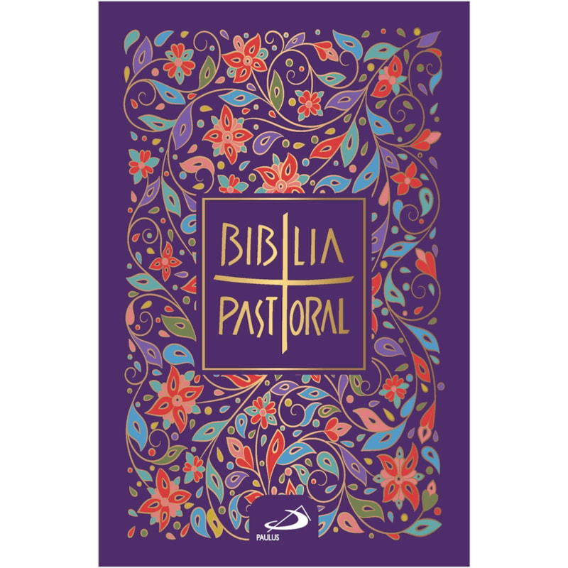 Bíblia Pastoral - Floral - Edição Especial: Capa Cristal