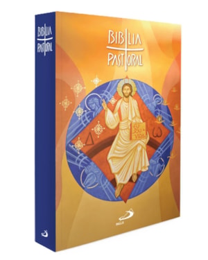 BÍBLIA PASTORAL - MÉDIA CRISTO - PINTURAS LATERAIS