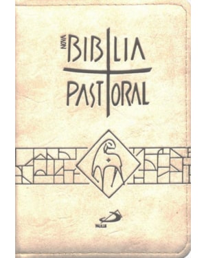 Bíblia Pastoral - Média - Zíper: Creme