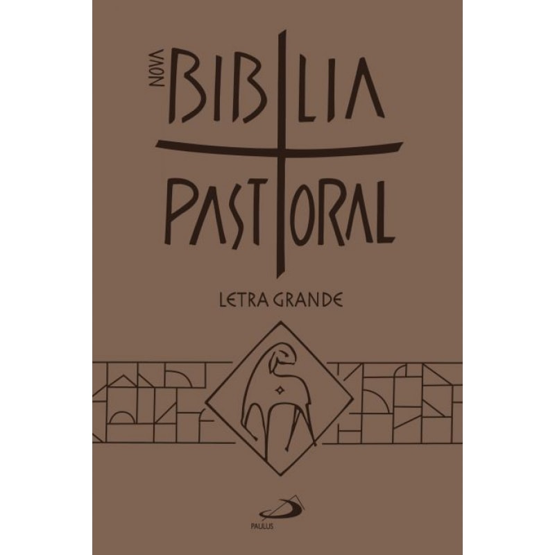 Bíblia Pastoral - Zíper - Marrom: Letra grande