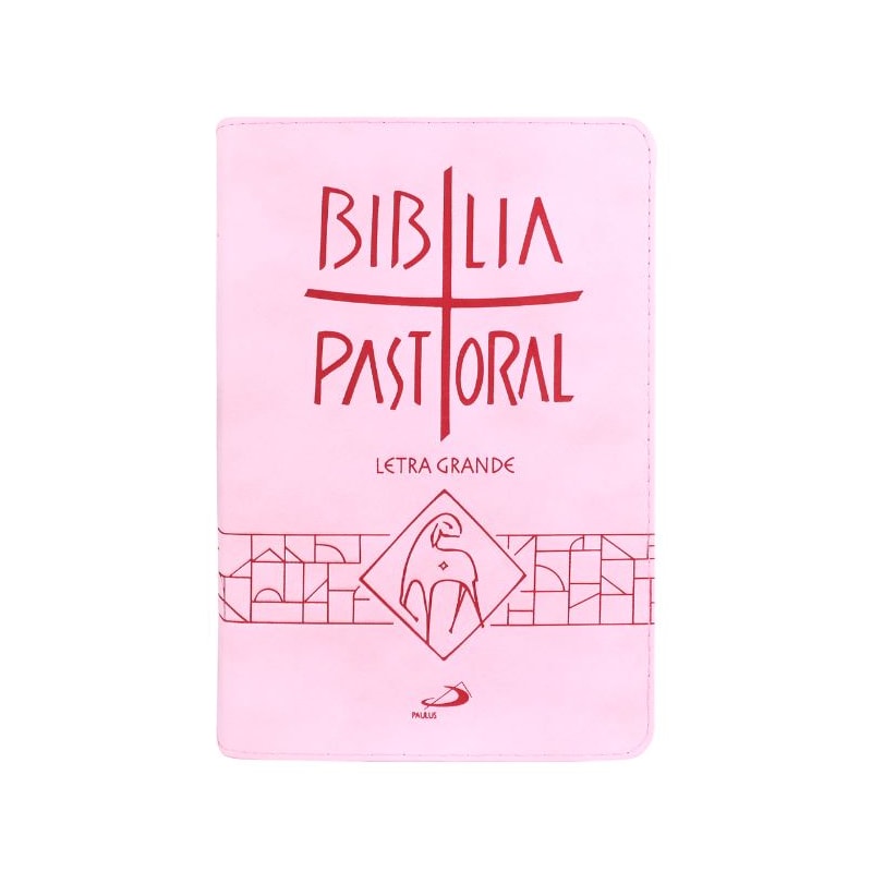 Bíblia Pastoral - Zíper - Rosa: Letra Grande