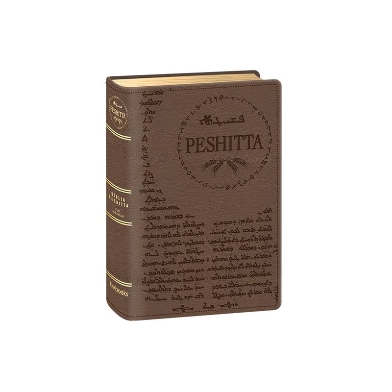 BIBLIA PESHITTA - COM REFERENCIAS MARROM