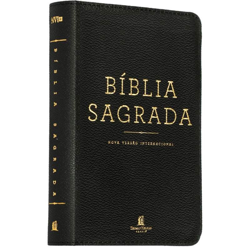 BÍBLIA POCKET NVI, CAPA LUXO PRETA, LEITURA PERFEITA