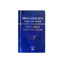 BÍBLIA PORTUGUÊS-INGLÊS HOLY BIBLE AZUL