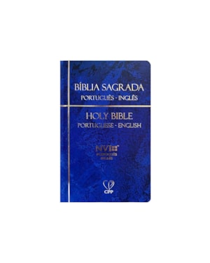 BÍBLIA PORTUGUÊS-INGLÊS HOLY BIBLE AZUL