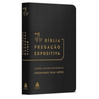 BÍBLIA PREGAÇÃO EXPOSITIVA | RA |PU LUXO PRETO