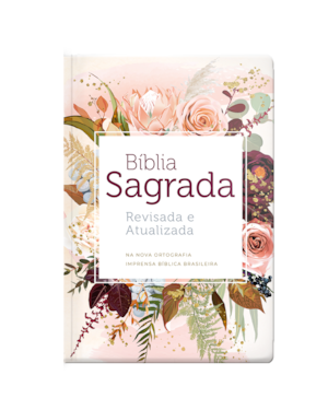 BÍBLIA RA - LETRA GRANDE - FLOR DE HENNA