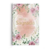 BÍBLIA RC GRANDE - DICIONÁRIO E CONCORDÂNCIA ROSAS BLUSH