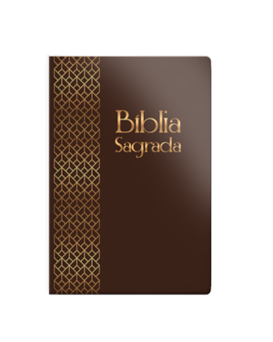 BÍBLIA RC LETRA GRANDE - CAPA SEMI LUXO MARROM