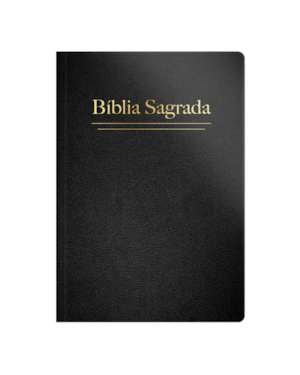 BÍBLIA RC LETRA GRANDE SEMI LUXO PRETA