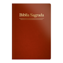 BÍBLIA RC LETRA GRANDE SEMI LUXO TELHA