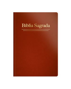 BÍBLIA RC LETRA GRANDE SEMI LUXO TELHA