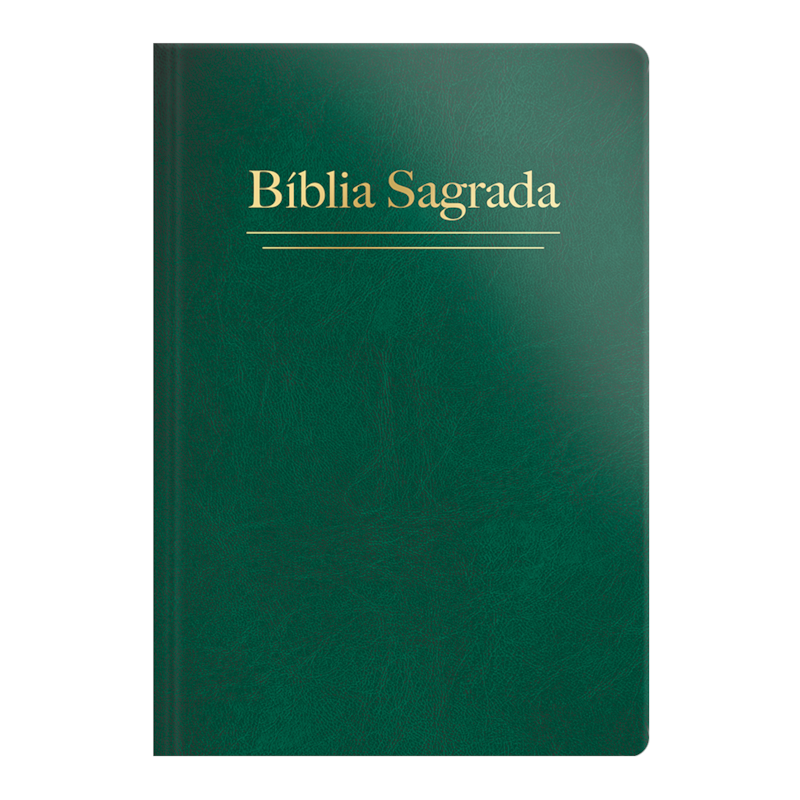BÍBLIA RC LETRA GRANDE SEMI LUXO VERDE