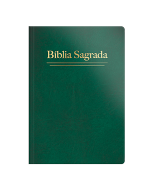 BÍBLIA RC LETRA GRANDE SEMI LUXO VERDE