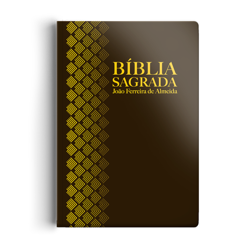 BÍBLIA RC LETRA NORMAL SEMI LUXO MARROM