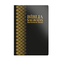 BÍBLIA RC LETRA NORMAL SEMI LUXO PRETA